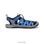 calzado KEEN sandalia drift creek h2 gris acero/azul brillante hombres J4XN6112