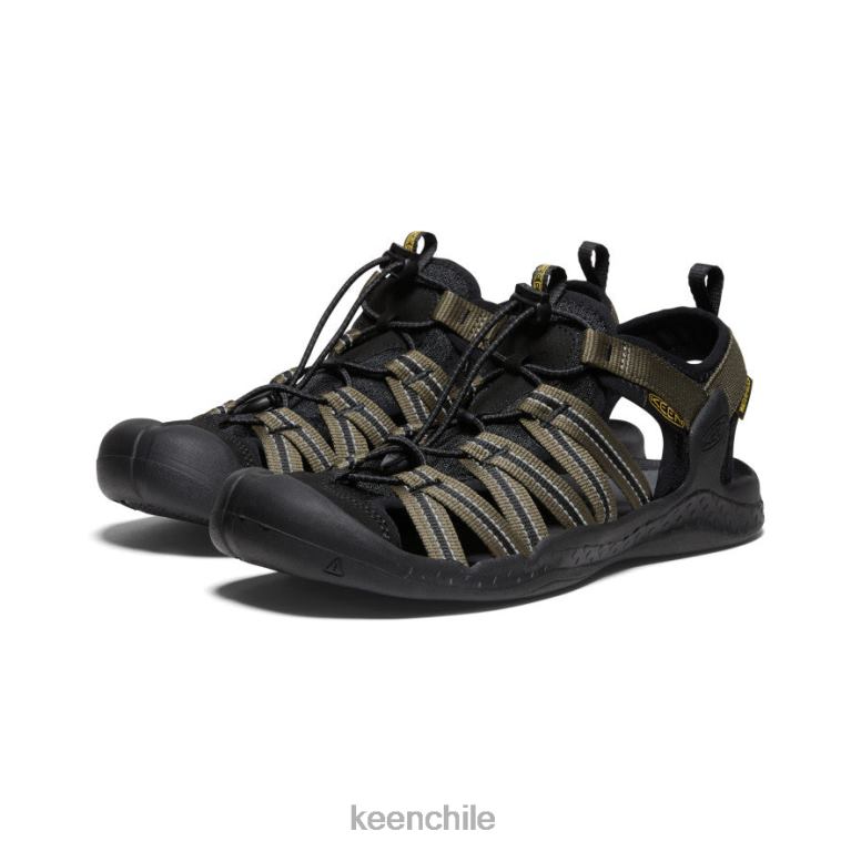 calzado KEEN sandalia drift creek h2 oliva oscuro/negro hombres J4XN6109 - Image 2