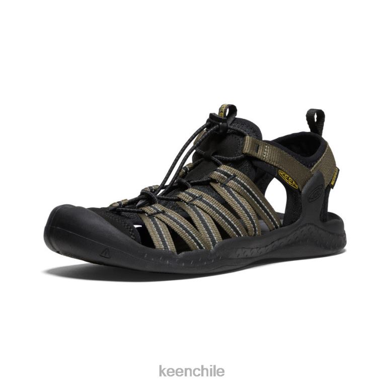 calzado KEEN sandalia drift creek h2 oliva oscuro/negro hombres J4XN6109 - Image 3