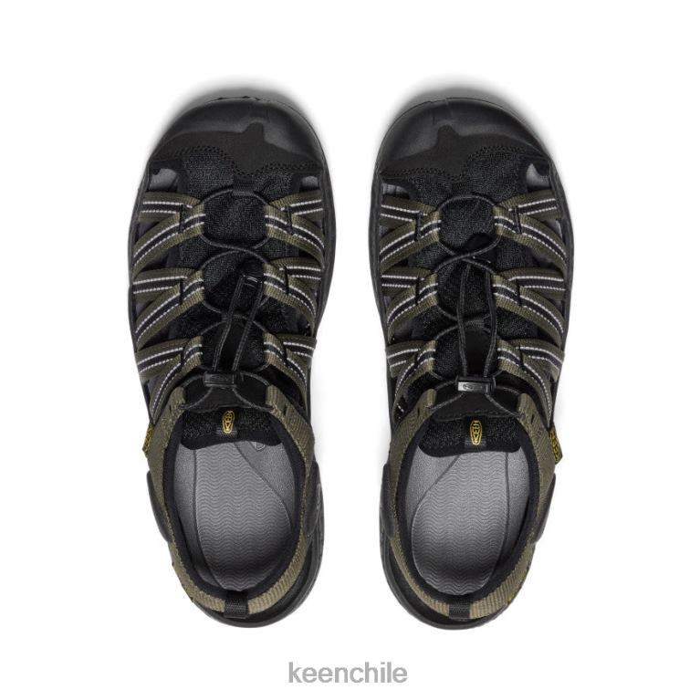 calzado KEEN sandalia drift creek h2 oliva oscuro/negro hombres J4XN6109 - Image 4