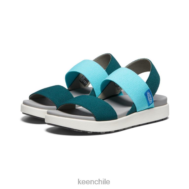 calzado KEEN sandalia elle con tira trasera musgo marino/ipanema mujer J4XN6417 - Image 2