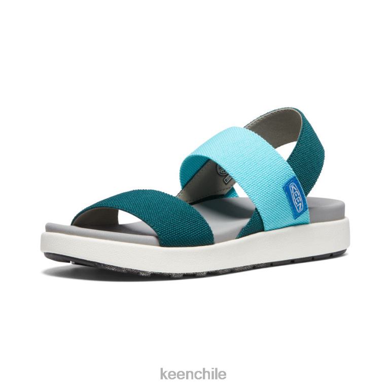 calzado KEEN sandalia elle con tira trasera musgo marino/ipanema mujer J4XN6417 - Image 3