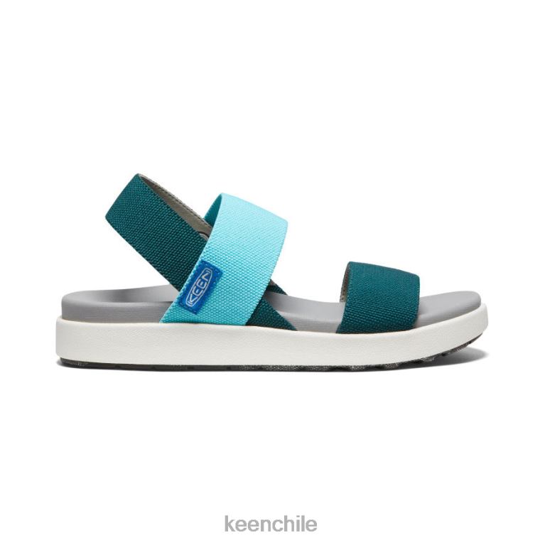 calzado KEEN sandalia elle con tira trasera musgo marino/ipanema mujer J4XN6417 - Image 1