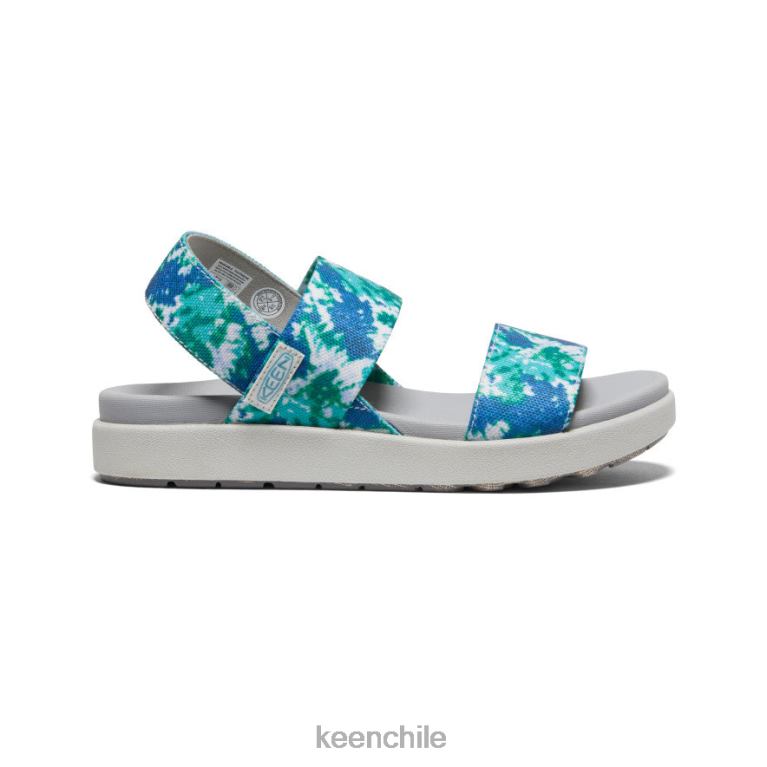 calzado KEEN sandalia elle con tira trasera porcelana/teñido anudado mujer J4XN6422 - Image 1