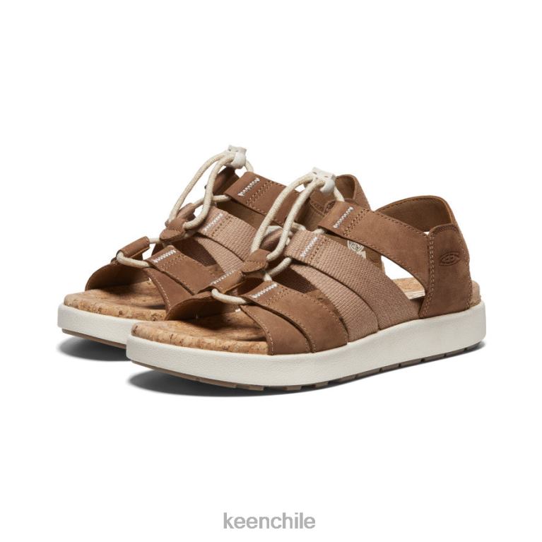 calzado KEEN sandalia elle con tiras mixtas coco tostado/abedul mujer J4XN6427 - Image 2
