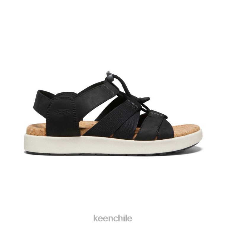 calzado KEEN sandalia elle con tiras mixtas negro/abedul mujer J4XN6426 - Image 1