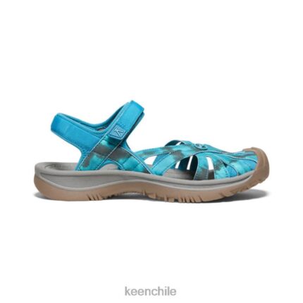 calzado KEEN sandalia rosa musgo marino/teñido anudado mujer J4XN6568