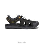 calzado KEEN sandalia solr oro negro hombres J4XN6342