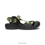 calzado KEEN sandalia zerraport ii estragón/negro mujer J4XN6547