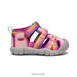 calzado KEEN seacamp ii cnx arcoiris/festival fucsia niños pequeños J4XN6823