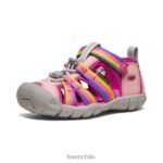 calzado KEEN seacamp ii cnx arcoiris/festival fucsia pequeños niños J4XN6854 - Image 3