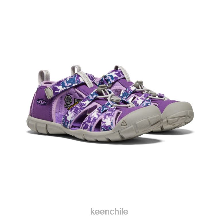 calzado KEEN seacamp ii cnx camuflaje/tillandsia morado niños grandes J4XN6795 - Image 2
