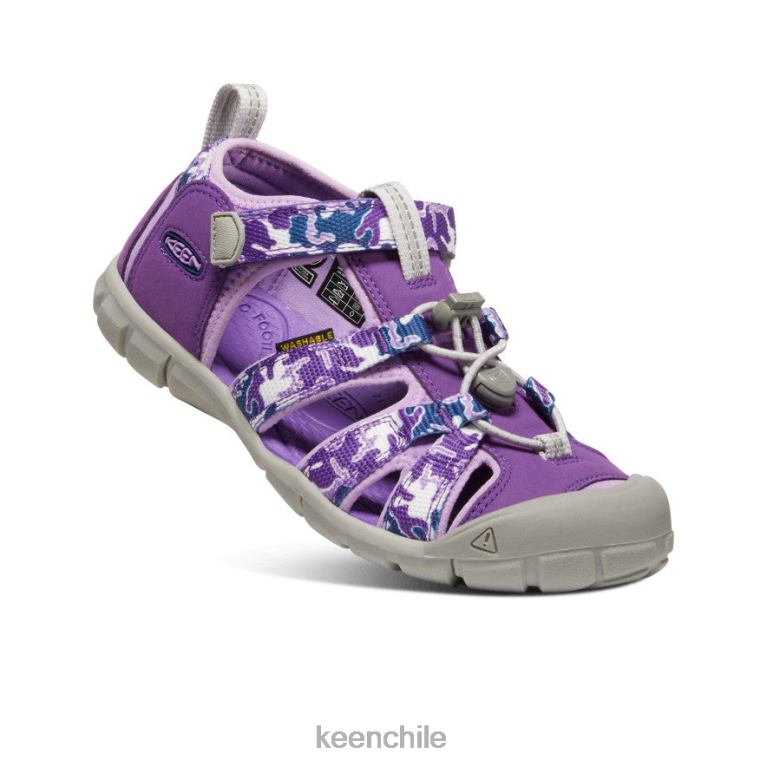calzado KEEN seacamp ii cnx camuflaje/tillandsia morado niños grandes J4XN6795 - Image 3