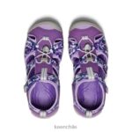 calzado KEEN seacamp ii cnx camuflaje/tillandsia morado niños grandes J4XN6795 - Image 4