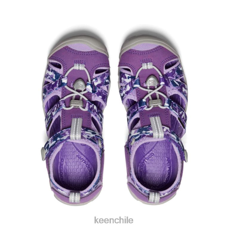 calzado KEEN seacamp ii cnx camuflaje/tillandsia morado niños grandes J4XN6795 - Image 4