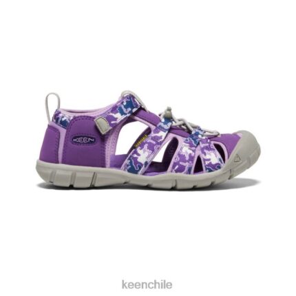 calzado KEEN seacamp ii cnx camuflaje/tillandsia morado niños grandes J4XN6795