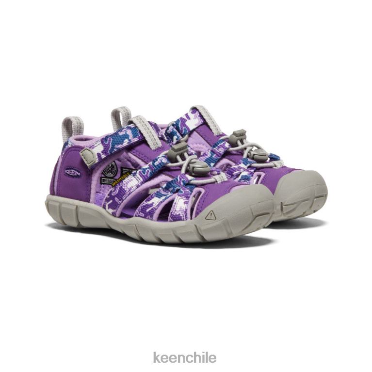 calzado KEEN seacamp ii cnx camuflaje/tillandsia morado pequeños niños J4XN6851 - Image 2