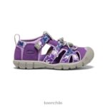 calzado KEEN seacamp ii cnx camuflaje/tillandsia morado pequeños niños J4XN6851