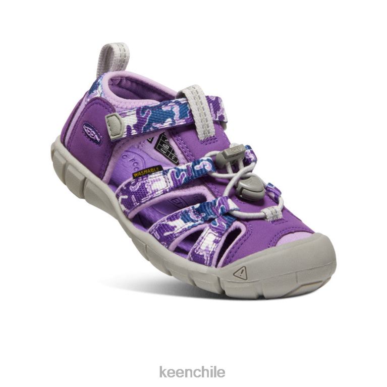calzado KEEN seacamp ii cnx camuflaje/tillandsia morado pequeños niños J4XN6851 - Image 3