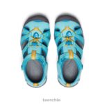calzado KEEN seacamp ii cnx ipanema/azul fiordo niños grandes J4XN6797 - Image 4