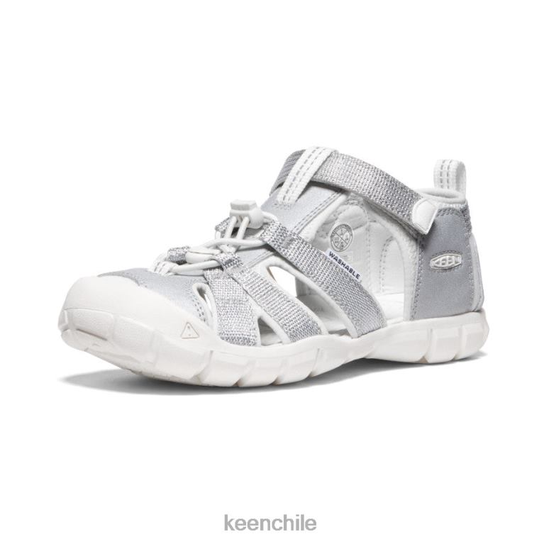 calzado KEEN seacamp ii cnx plata/blanco estrella niños grandes J4XN6798 - Image 3