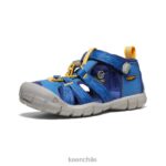 calzado KEEN seacamp ii cnx profundidades brillantes de cobalto/azul niños grandes J4XN6805 - Image 3