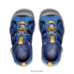 calzado KEEN seacamp ii cnx profundidades brillantes de cobalto/azul pequeños niños J4XN6850 - Image 4