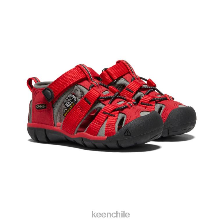 calzado KEEN seacamp ii cnx rojo carreras/gárgola niños pequeños J4XN6824 - Image 2
