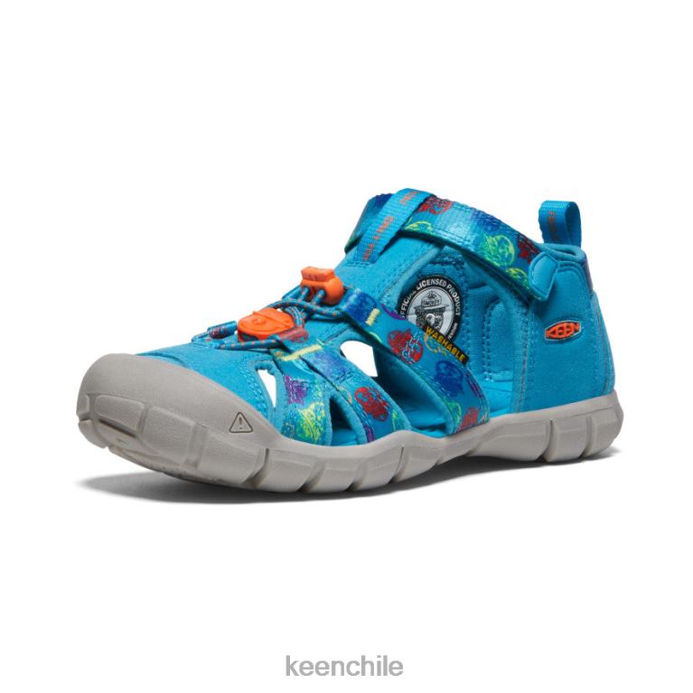 calzado KEEN seacamp ii cnx x oso ahumado oso ahumado/azul fiordo niños grandes J4XN6800 - Image 3