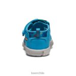 calzado KEEN seacamp ii cnx x oso ahumado oso ahumado/azul fiordo niños pequeños J4XN6821 - Image 5