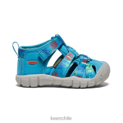 calzado KEEN seacamp ii cnx x oso ahumado oso ahumado/azul fiordo niños pequeños J4XN6821