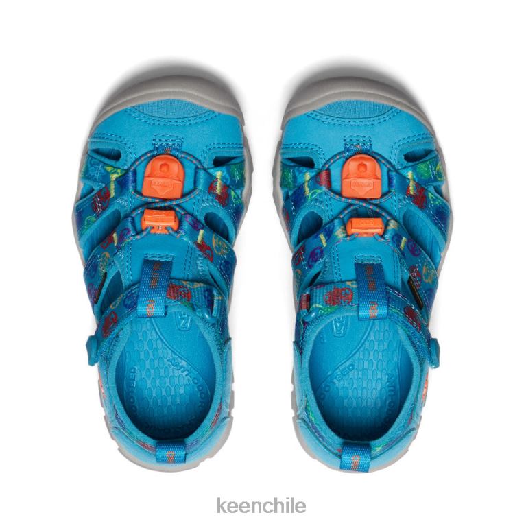 calzado KEEN seacamp ii cnx x oso ahumado oso ahumado/azul fiordo pequeños niños J4XN6858 - Image 4