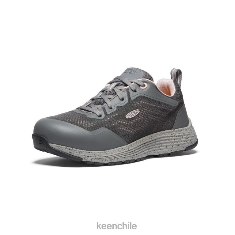 calzado KEEN sparta 2 (puntera de aluminio) Látigo gris acero/melocotón mujer J4XN6460 - Image 3