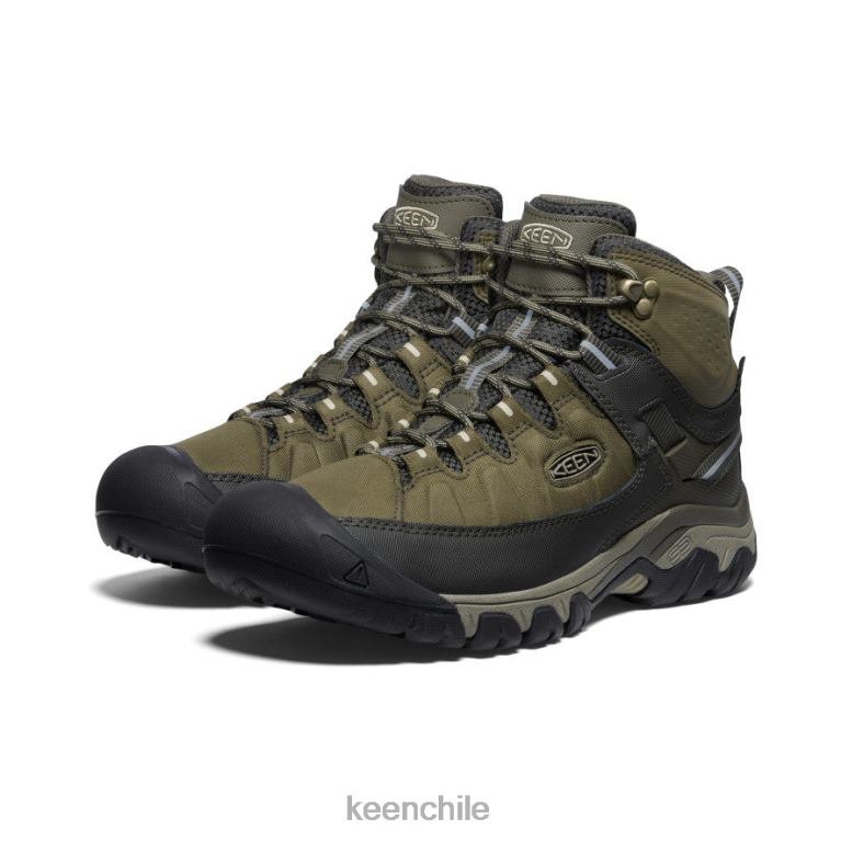 calzado KEEN targhee exp impermeable medio oliva oscuro/taupe plaza hombres J4XN669 - Image 2