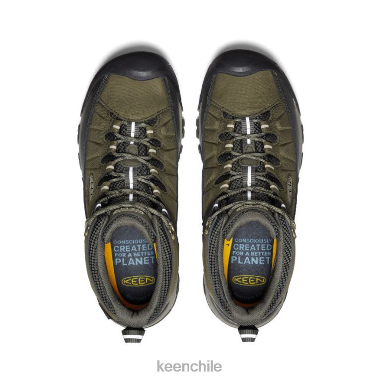 calzado KEEN targhee exp impermeable medio oliva oscuro/taupe plaza hombres J4XN669 - Image 4