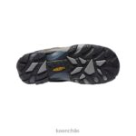 calzado KEEN targhee ii impermeable gárgola/azul marino medianoche hombres J4XN6205 - Image 4