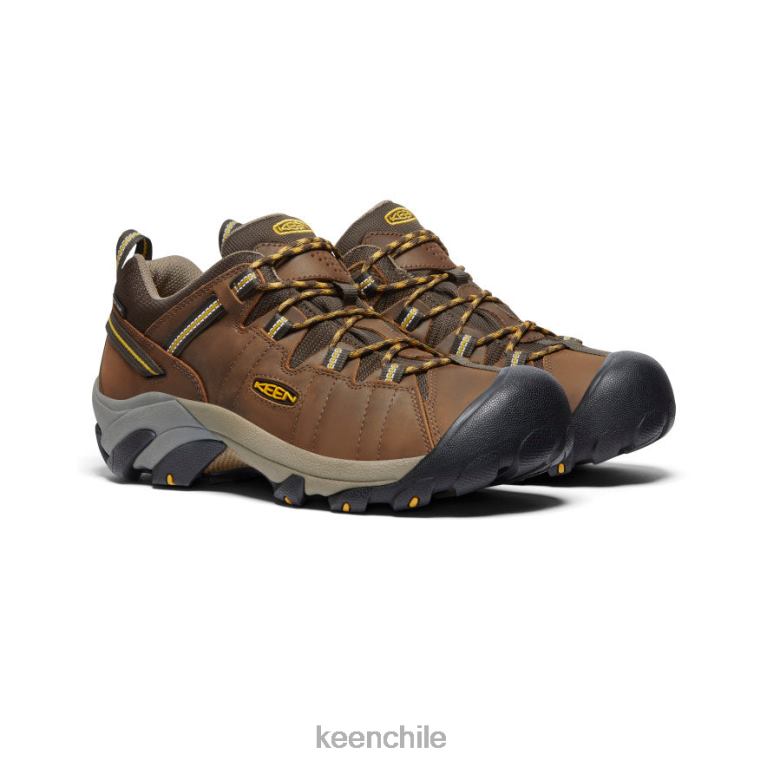 calzado KEEN targhee ii impermeable marrón cascada/amarillo dorado hombres J4XN6206 - Image 2