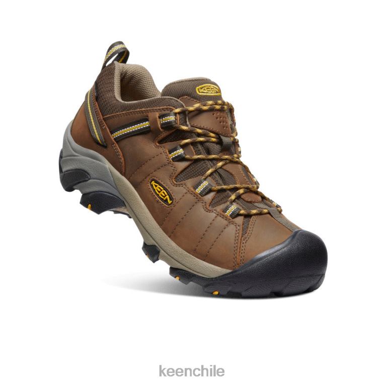 calzado KEEN targhee ii impermeable marrón cascada/amarillo dorado hombres J4XN6206 - Image 3