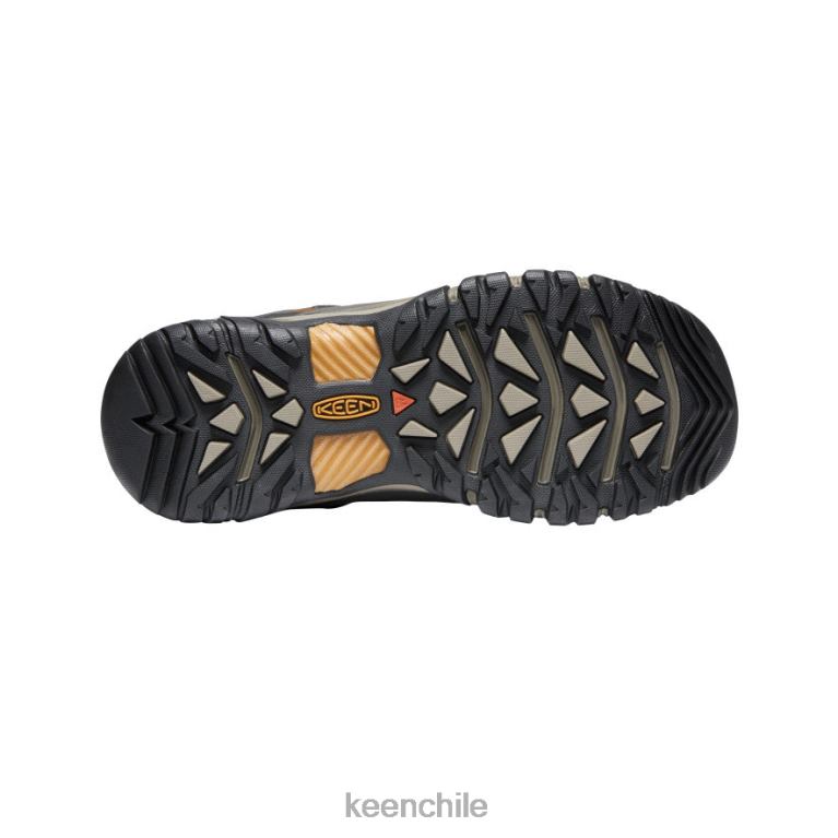 calzado KEEN targhee iii impermeable medio negro oliva/marrón dorado hombres J4XN6230 - Image 4