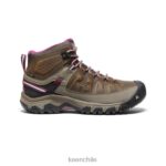 calzado KEEN targhee iii impermeable medio Weiss/Boysenberry mujer J4XN6569