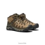 calzado KEEN Targhee ventilación media olivia/cordón elástico hombres J4XN6310 - Image 2