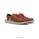 calzado KEEN uneek caparazón de tortuga/alfombra roja hombres J4XN6126 - Image 2