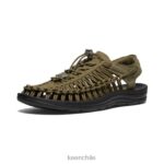 calzado KEEN uneek oliva oscuro/negro hombres J4XN6113 - Image 3