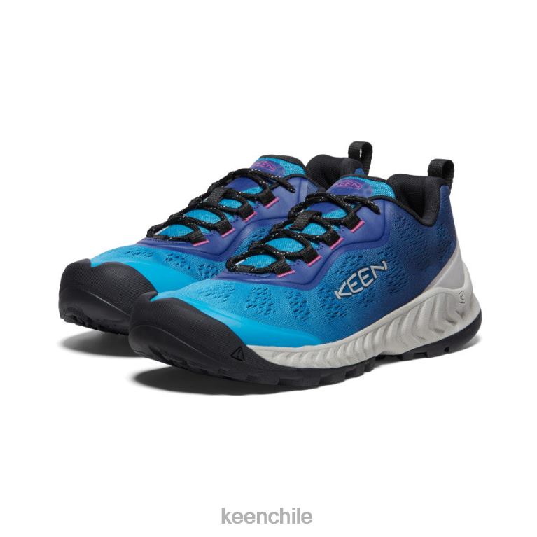 calzado KEEN velocidad del eje azul fiordo/sombreado mujer J4XN6464 - Image 2