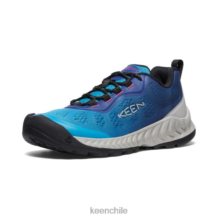 calzado KEEN velocidad del eje azul fiordo/sombreado mujer J4XN6464 - Image 3