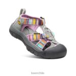 calzado KEEN venecia h2 lila/raya pequeños niños J4XN6964 - Image 3