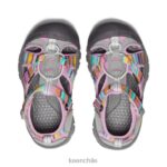 calzado KEEN venecia h2 lila/raya pequeños niños J4XN6964 - Image 4