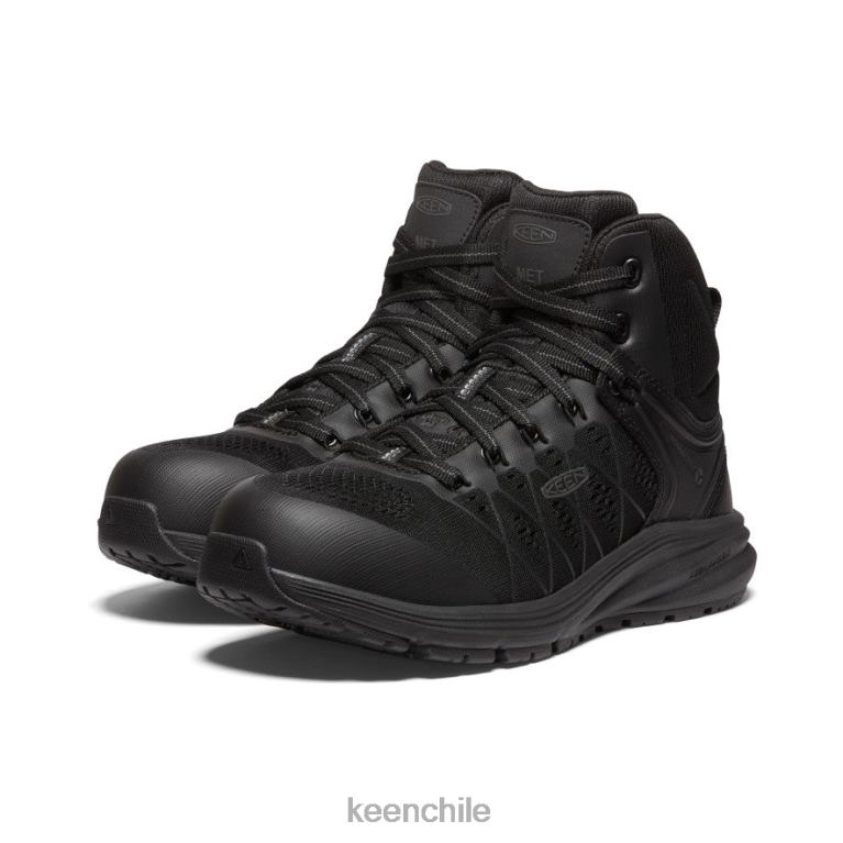 calzado KEEN vista energy mid int met (puntera de fibra de carbono) Cuervo negro mujer J4XN6452 - Image 2