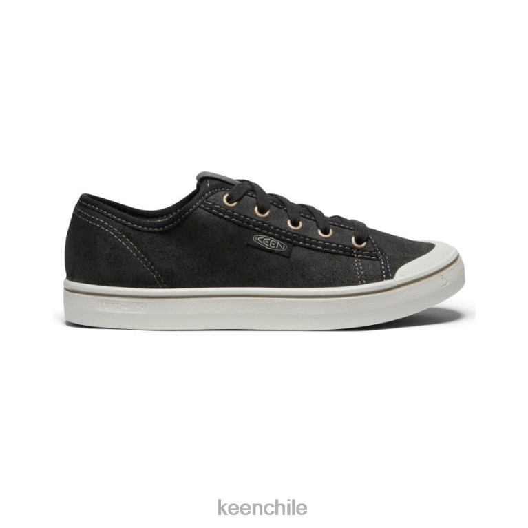 calzado KEEN zapatilla elsa de cuero cosecha abedul negro/plateado mujer J4XN6628 - Image 1