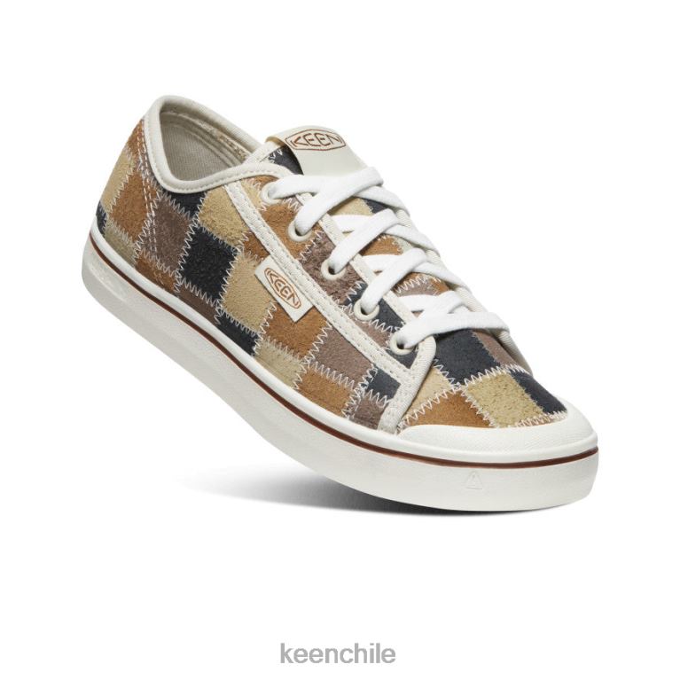 calzado KEEN zapatilla elsa de cuero cosecha labor de retazos mujer J4XN6578 - Image 3